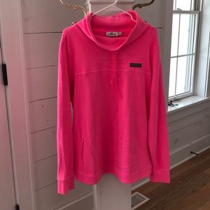 Vineyard vines sheep shirt in hot pink
